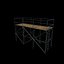 modular scaffolding 04 3D model