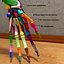 human hand forearm 3d model