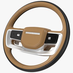 Range Rover Steering Wheel 3D model