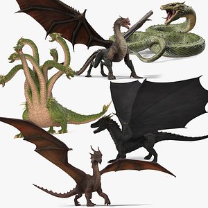 Mythical Dragons Realistic Collection 3