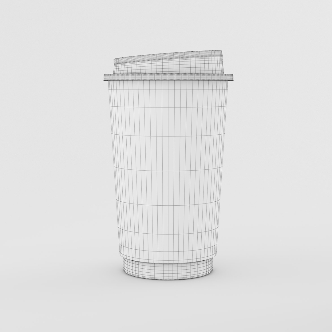 3d Costa Coffee Paper Cup