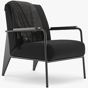 3D vitra fauteuil salon model