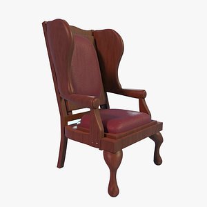 3D winged chair