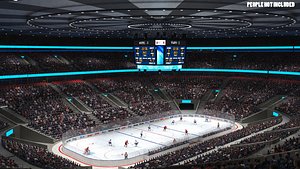 3D Detailed Hockey Arena model