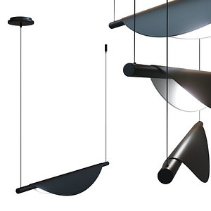 3D tela sonneman led pendant model