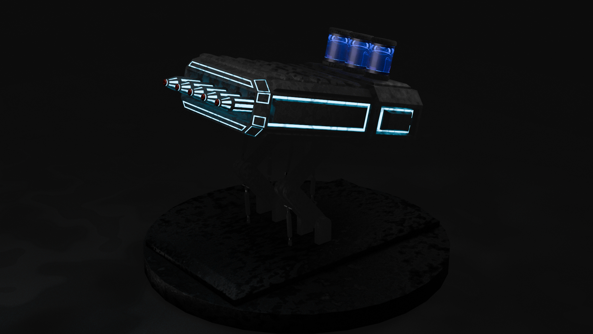 3D Sci Fi Chemical Missile Lounger - TurboSquid 2390449