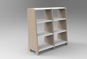 Mindo Bookase 3D model