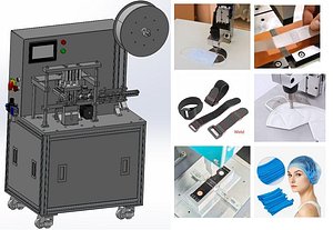 External Nose Bridge Ultrasonic Welding Machine  Mask Nose Strip Welding Equipment 3D CAD Model model