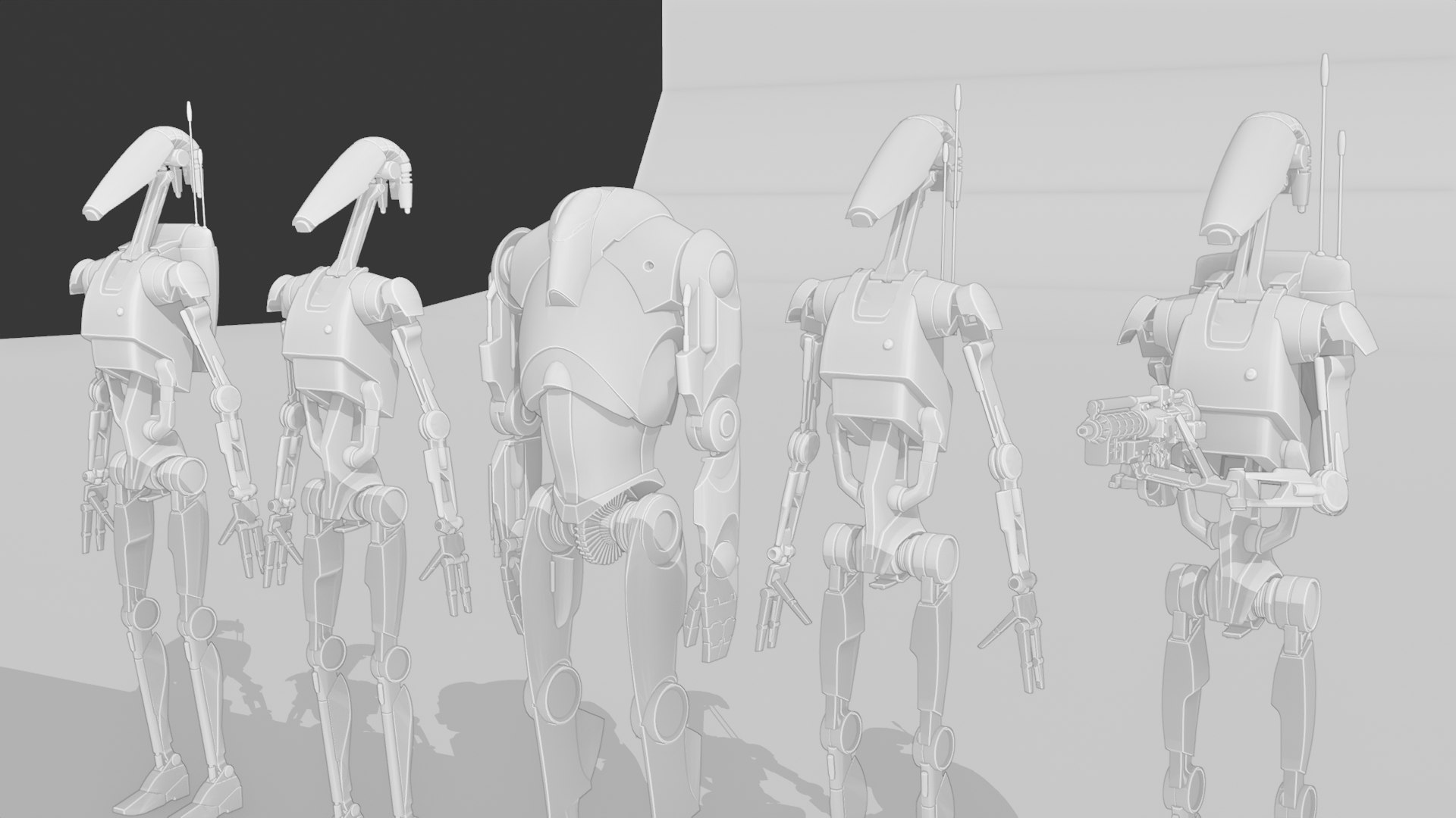 3d Battle Droids Turbosquid 2133194