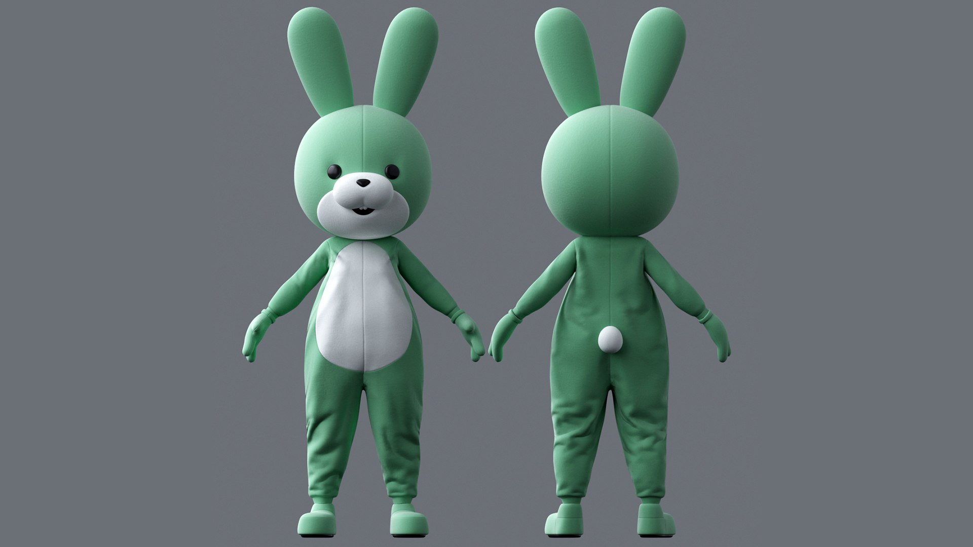 3D Model Rabbit Costume - TurboSquid 1683421