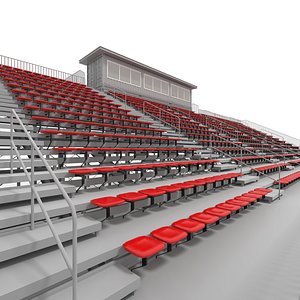 3D model Bleachers 44
