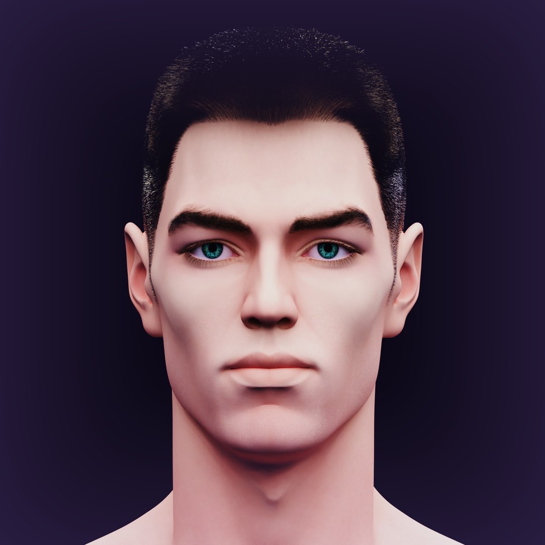 Nikolas Realistic Head Model - TurboSquid 2231331