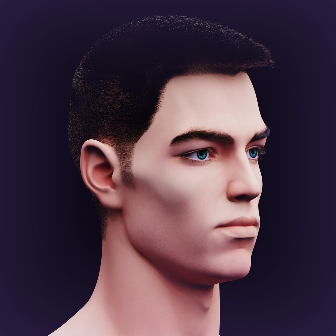 Nikolas Realistic Head Model - TurboSquid 2231331