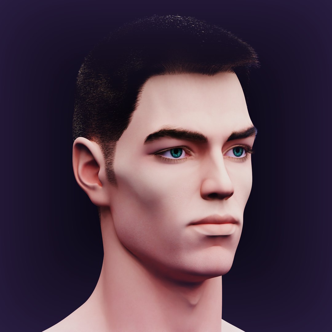 Nikolas Realistic Head Model - TurboSquid 2231331