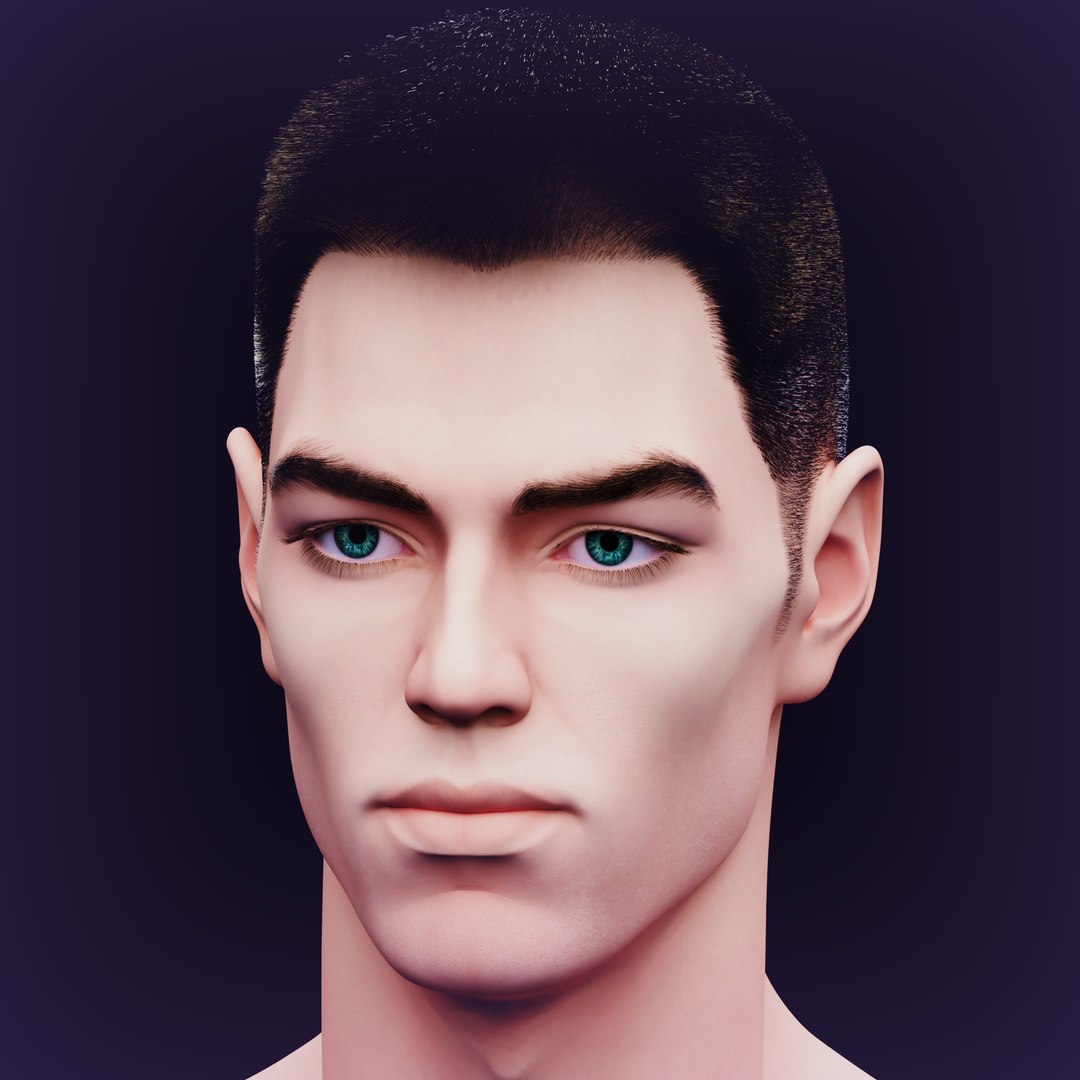Nikolas Realistic Head Model - TurboSquid 2231331
