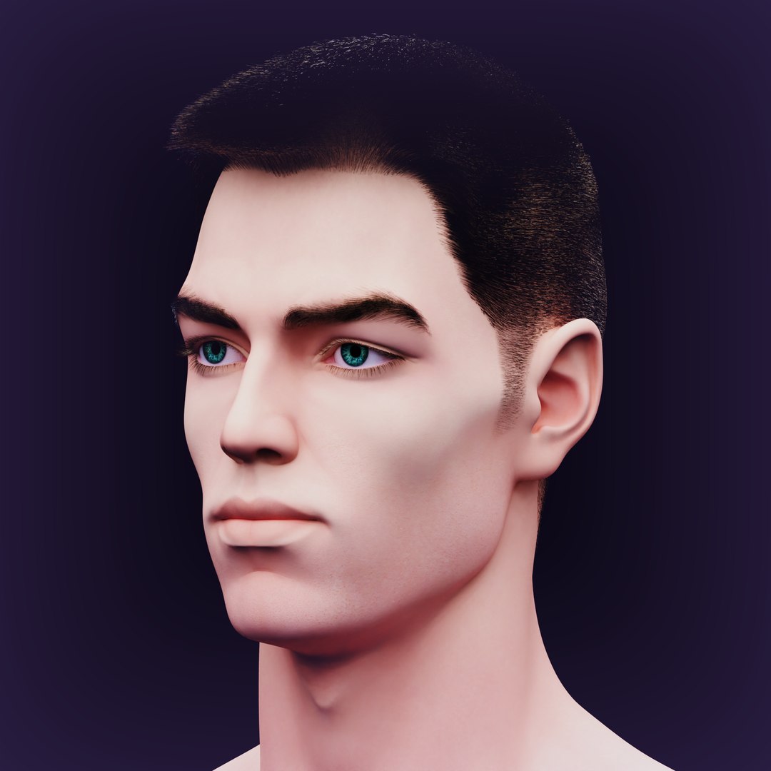 Nikolas Realistic Head Model - TurboSquid 2231331