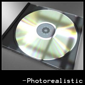 high detailed CD / DVD with case