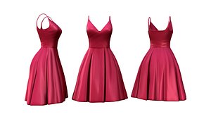 3D line v neck knee model
