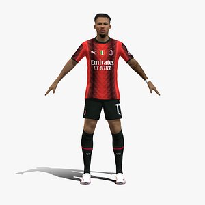 Rigged Noah Okafor AC Milan 2024