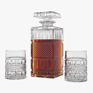 Whiskey Decanter Glasses Set