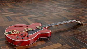3D Gibson ES-335 Guitar