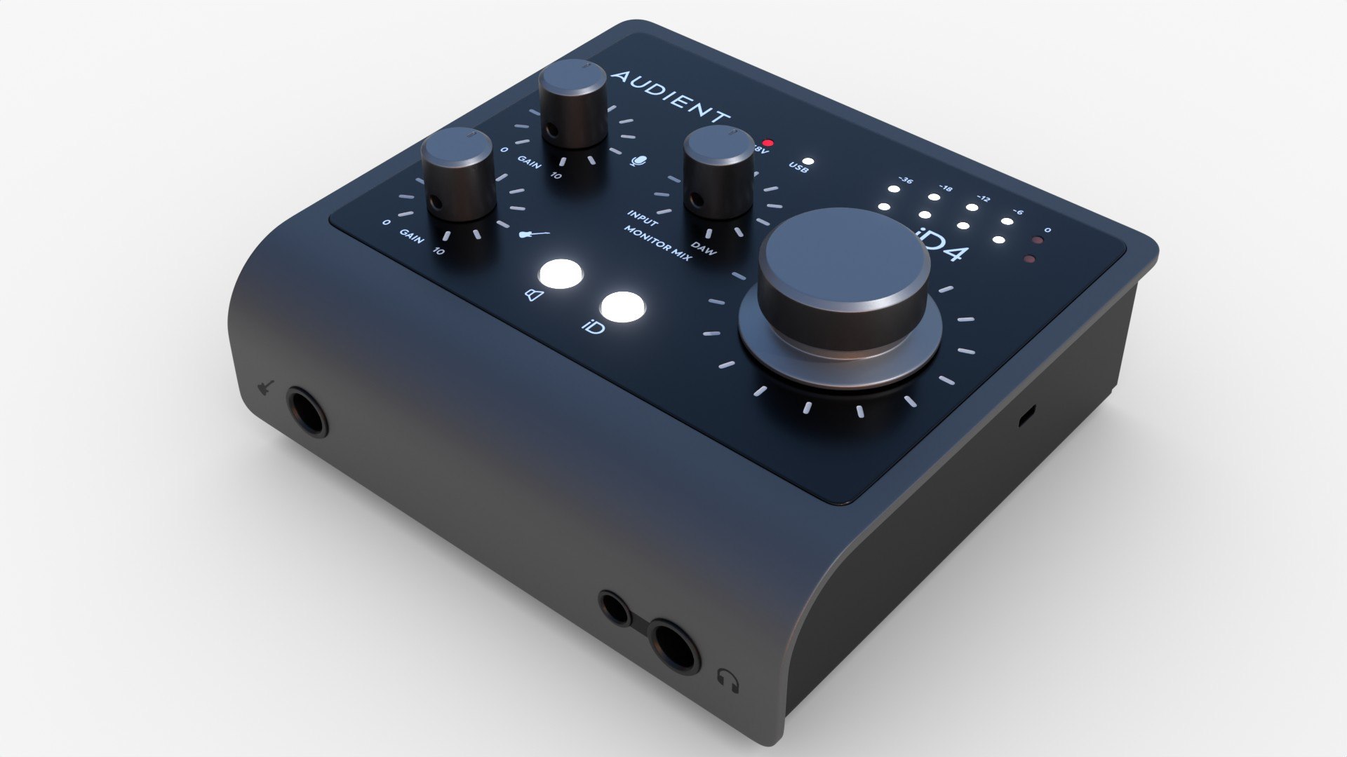 Audio Interface - Audient ID4 MKII Model - TurboSquid 1974809 Audio Interface - Audient ID4 MKII Model - TurboSquid 1974809