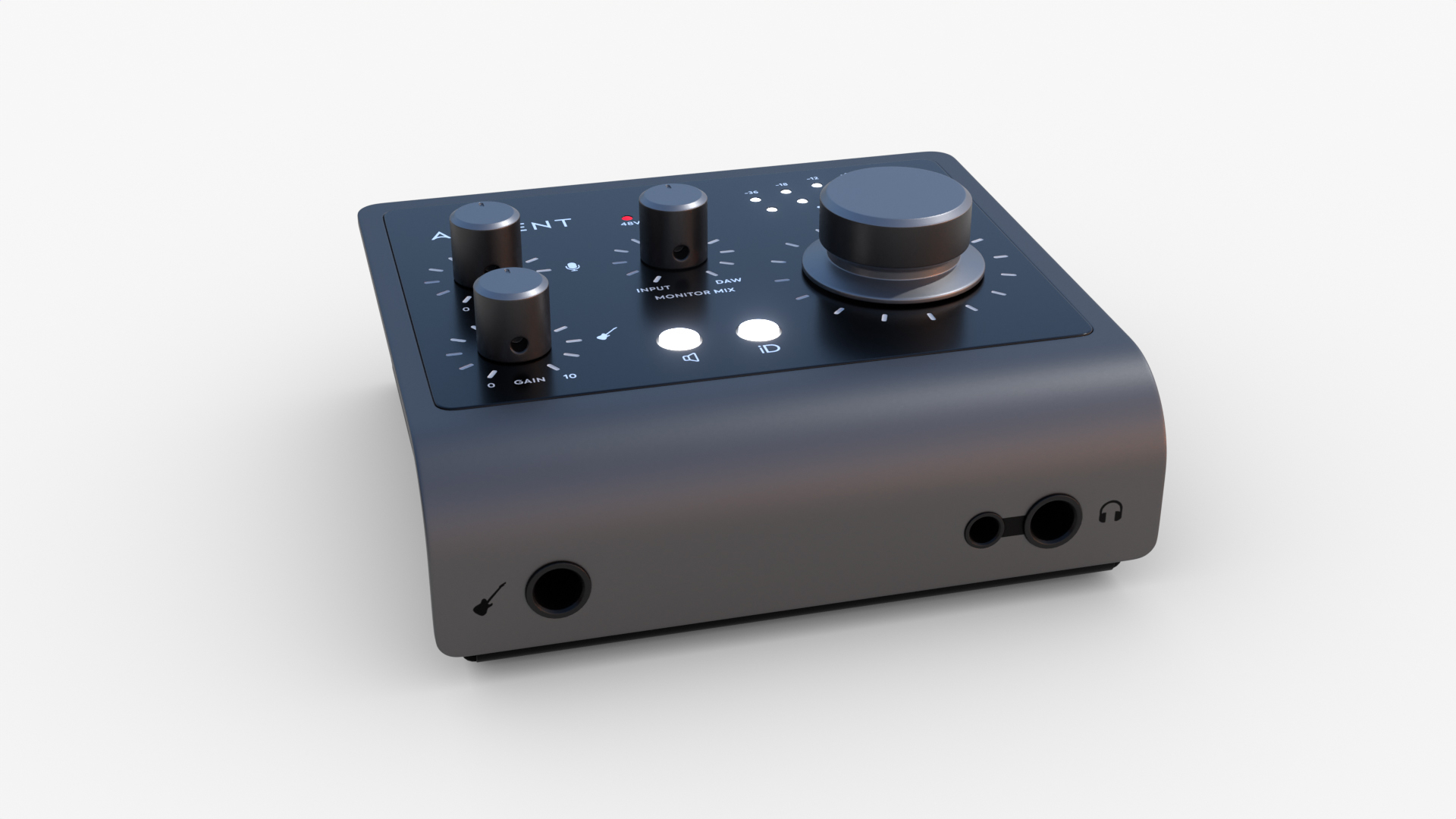 Audio Interface Audient ID4 MKII Model TurboSquid 1974809