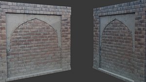 Brick Wall Arch Scan 3D