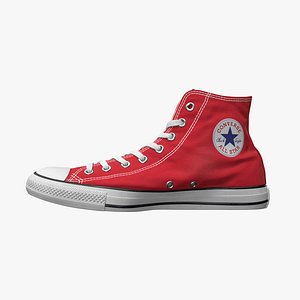 converse star sneakers 3D