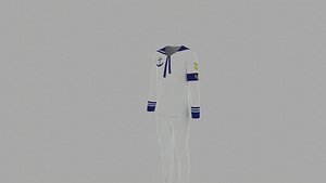 3D model Sailor Uniform