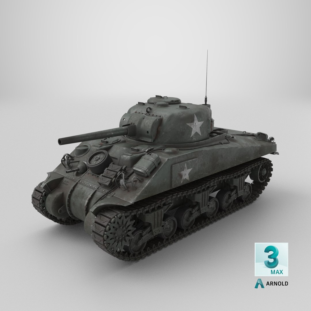 Combat M4 Sherman Tank 3D model https://p.turbosquid.com/ts-thumb/qJ/dNeyFx/DL/stemcell_max_arnold_render/png/1724242762/1920x1080/fit_q87/25fcc0c4dc4636916552f9fea8d981d7f5a5a00f/stemcell_max_arnold_render.jpg