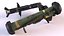 Anti Tank Missile FGM-148 Javelin Set Rigged 3D Model