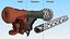 Anti Tank Missile FGM-148 Javelin Set Rigged 3D Model