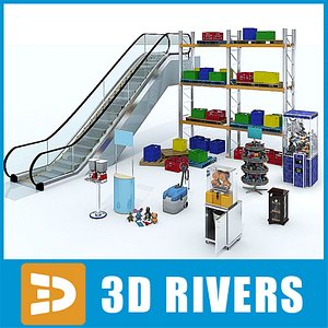 Large supermarket collection 3 by 3DRivers