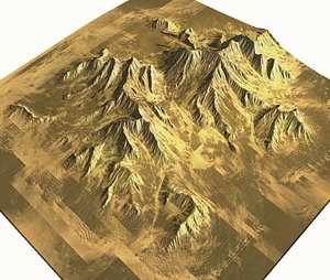 3dsmax mountain terrain