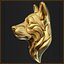 Pendentif tête de chien