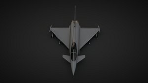 eurofighter typhoon 3d c4d