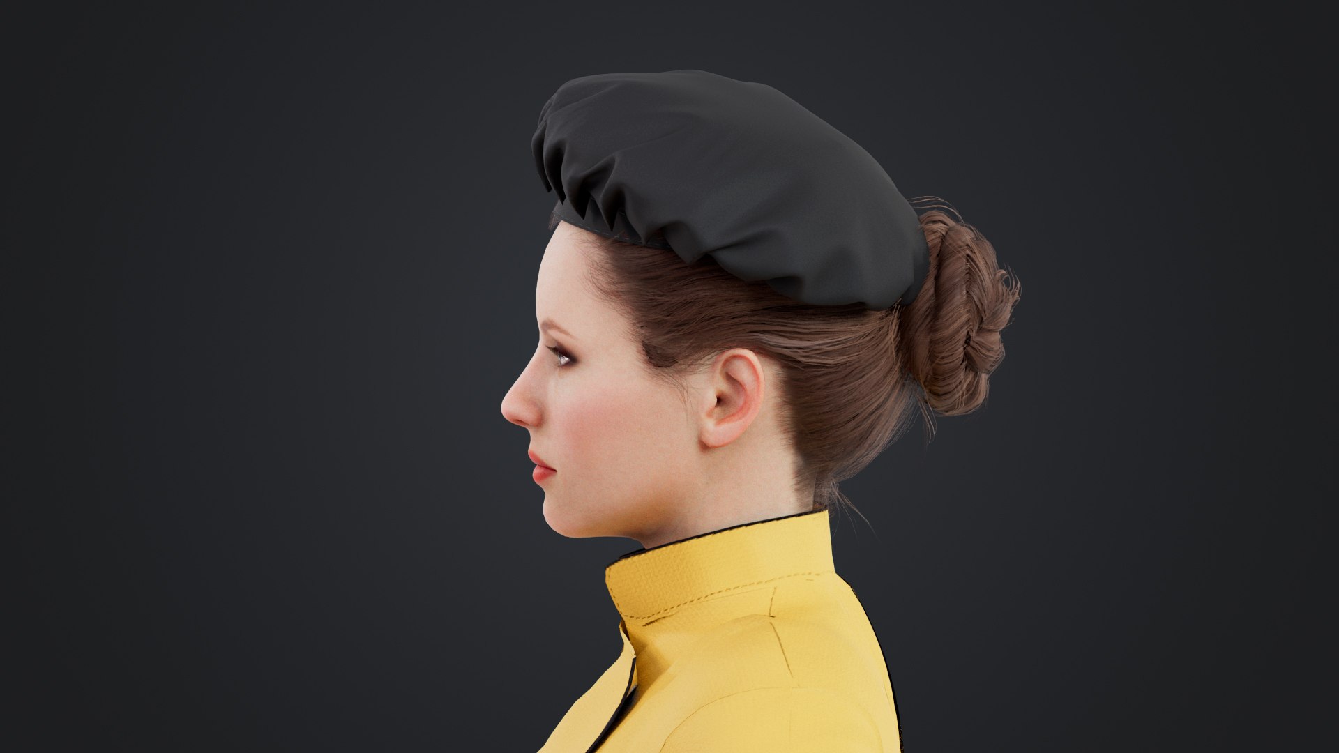 3D Model Female Chef Rigged - TurboSquid 2322820