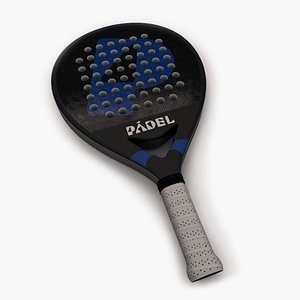 racket pala grip 3D model
