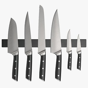 Wall Mounted Magnetic Knife Rack