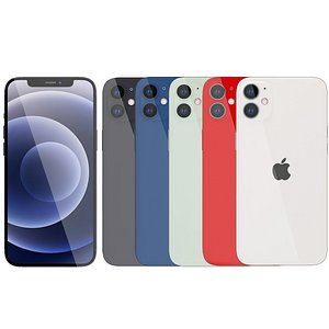 apple iphone 12 mini 3D model