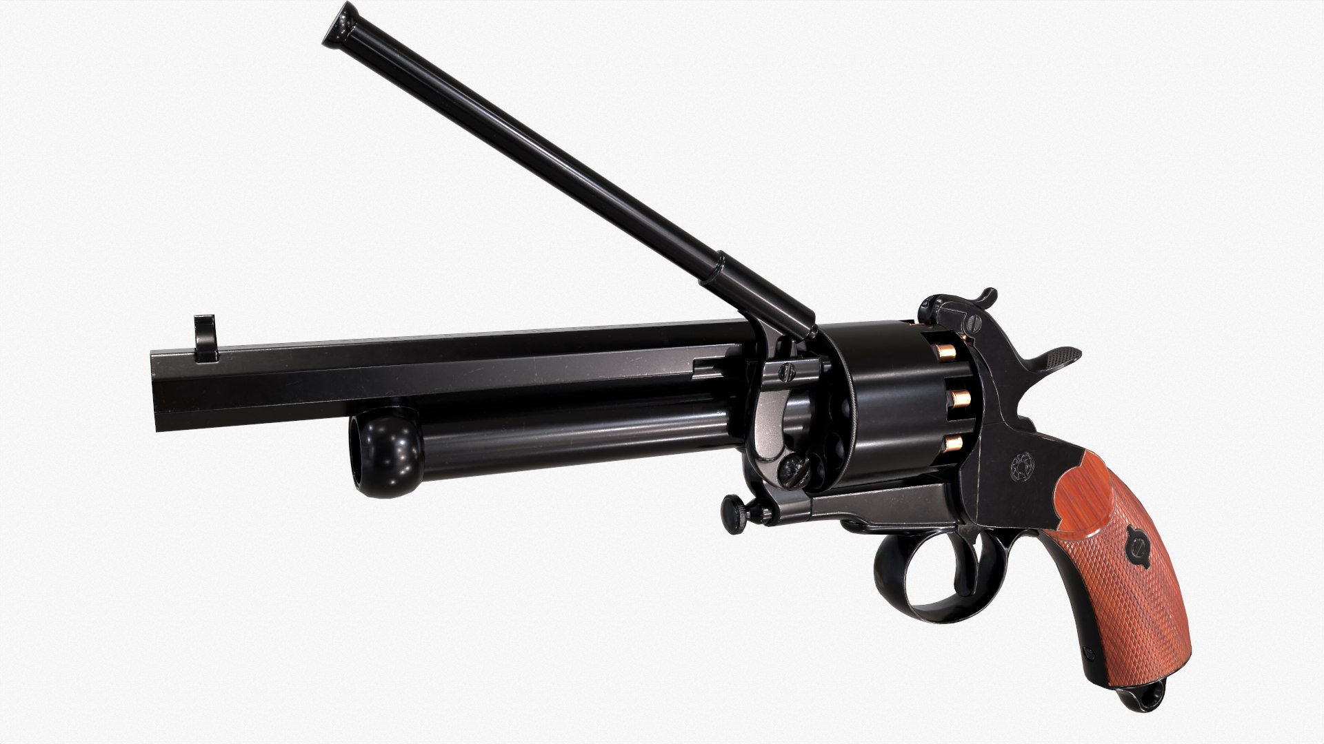 3D LeMat Revolver - TurboSquid 1964026