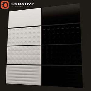 Ceramic tile Paradyz Modul VR / AR / low-poly 3D model