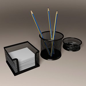 Pen, Paper and Clip Holder