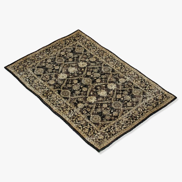 3d model of loloi rugs my-06 espresso