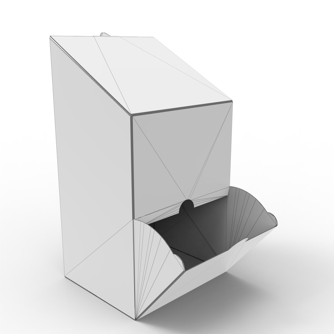 3D Packaging Dispenser box with tapered top 150x130x280mm https://p.turbosquid.com/ts-thumb/qK/2Lua7M/dc/0004preview/jpg/1732459612/1920x1080/fit_q87/e1e691fbf3767539d4a23ecf5aff5107ff28f7d8/0004preview.jpg