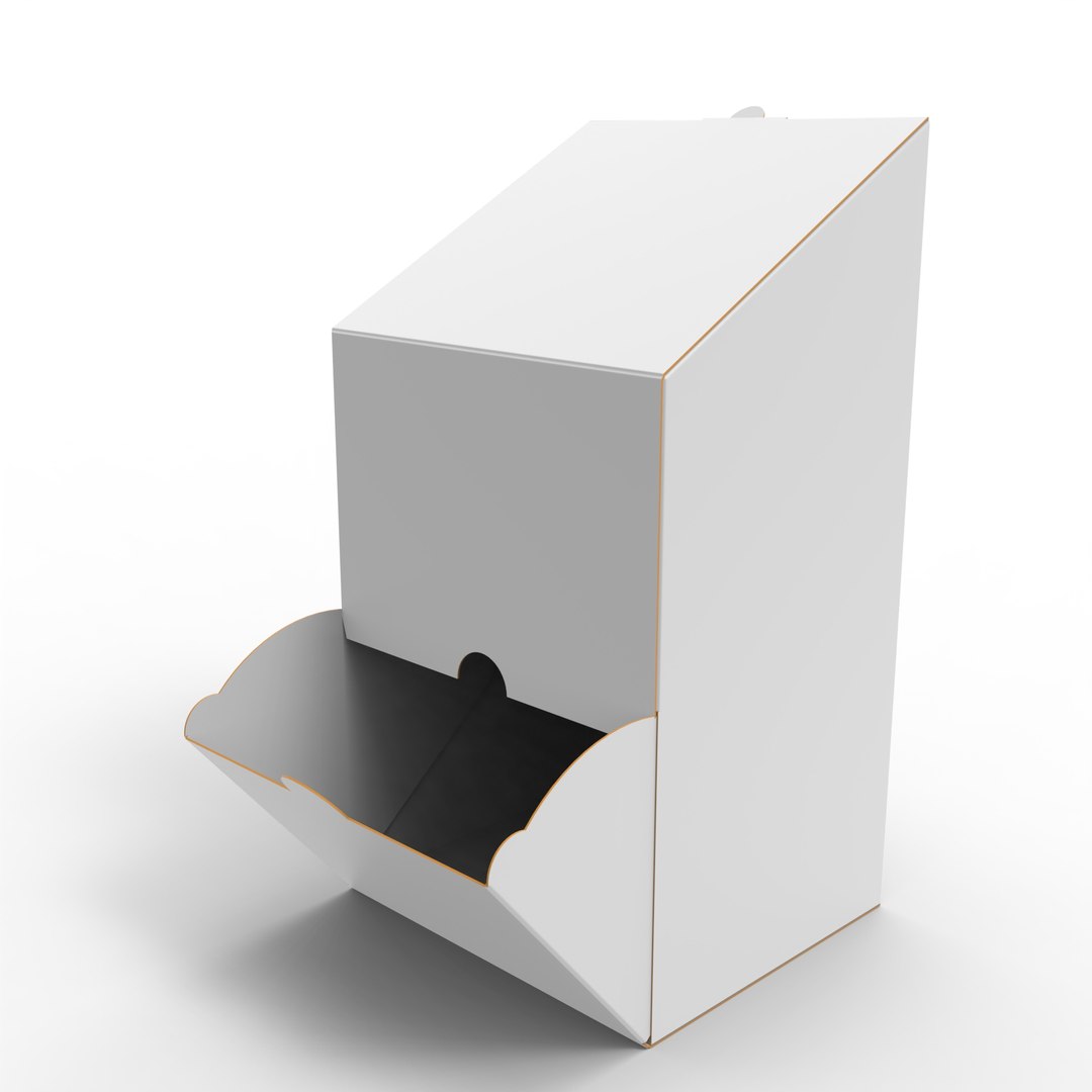 3D Packaging Dispenser box with tapered top 150x130x280mm https://p.turbosquid.com/ts-thumb/qK/2Lua7M/yz/0003preview/jpg/1732459621/1920x1080/fit_q87/d489e822d43aa7e479952bcb0acab0d64fd63ce7/0003preview.jpg