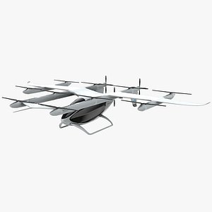 Flying Taxi AutoFlight - White
