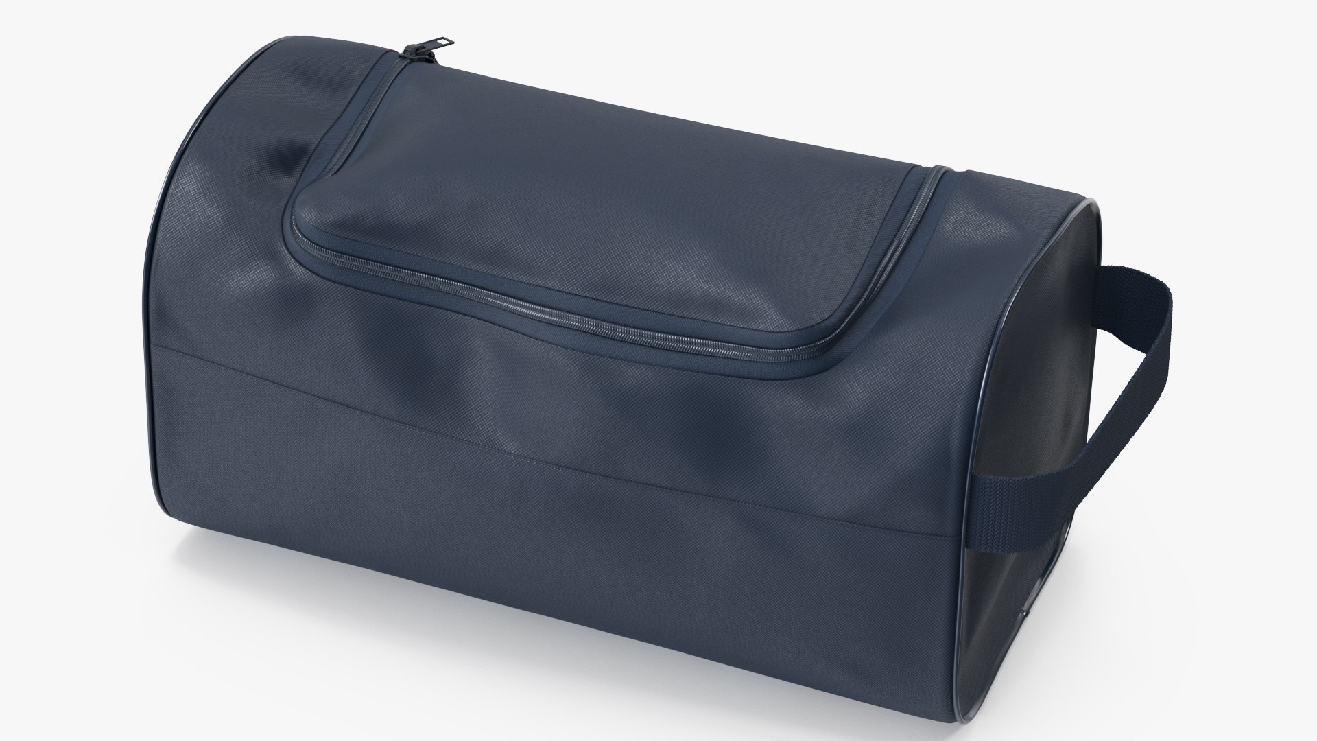Fitness Shoe Bag Blue 3D model preview