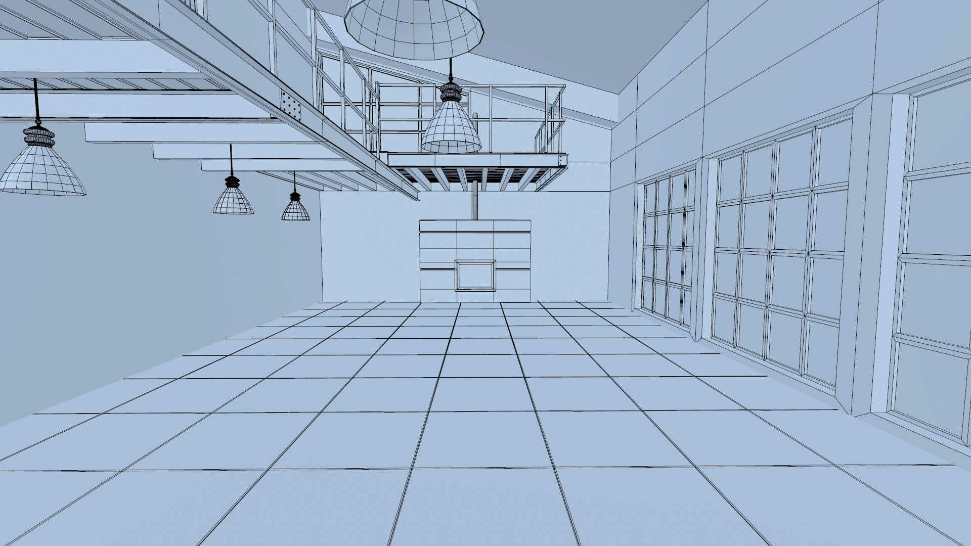 Interior Loft 3D Model - TurboSquid 1299767